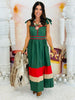 Army Green Contrast Midi Dress (Reg.)