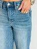Judy Blue Completely Obsessed Tummy Control Wide Leg Crop Jeans (Reg. & Plus)