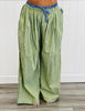 Green Stripe Wide Leg Pants (Reg.)