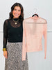 Sheerly There Sequin Mesh Top (Reg & Plus)-2 Colors