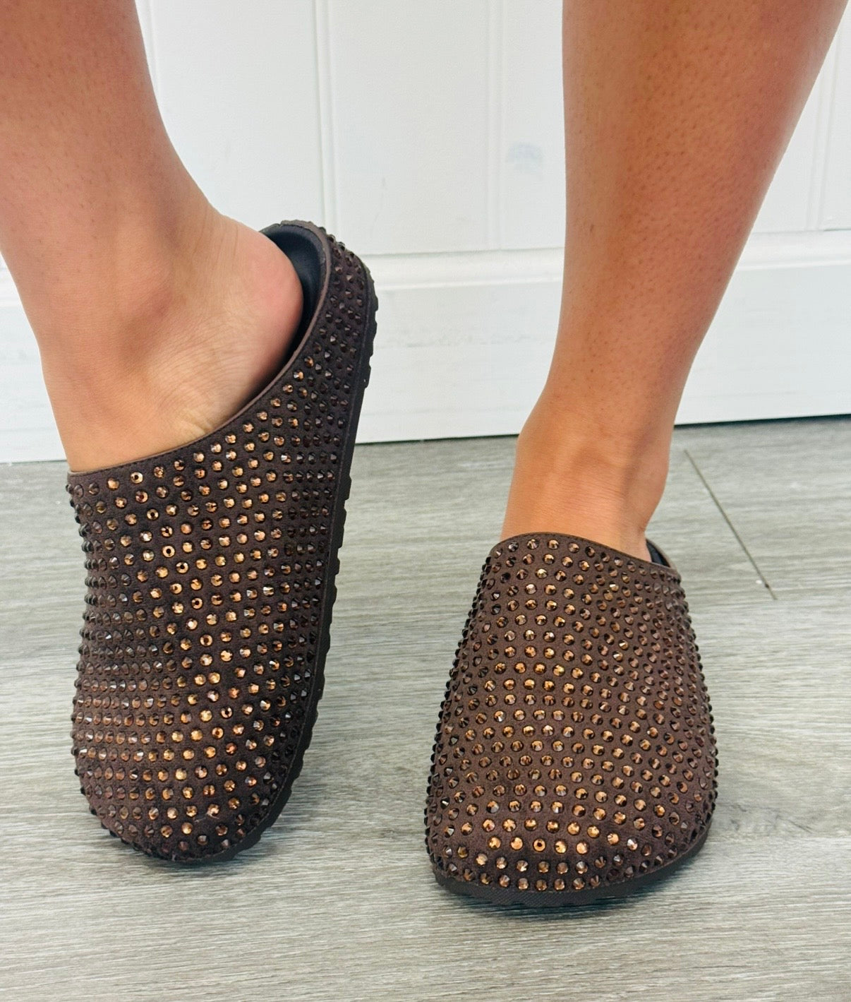 Brown Dazzling Days Mules