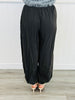 Black Pleated Harem Pants (Reg. and Plus)