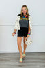Cream/Black Polka Dot Barn Jacket (Reg.)