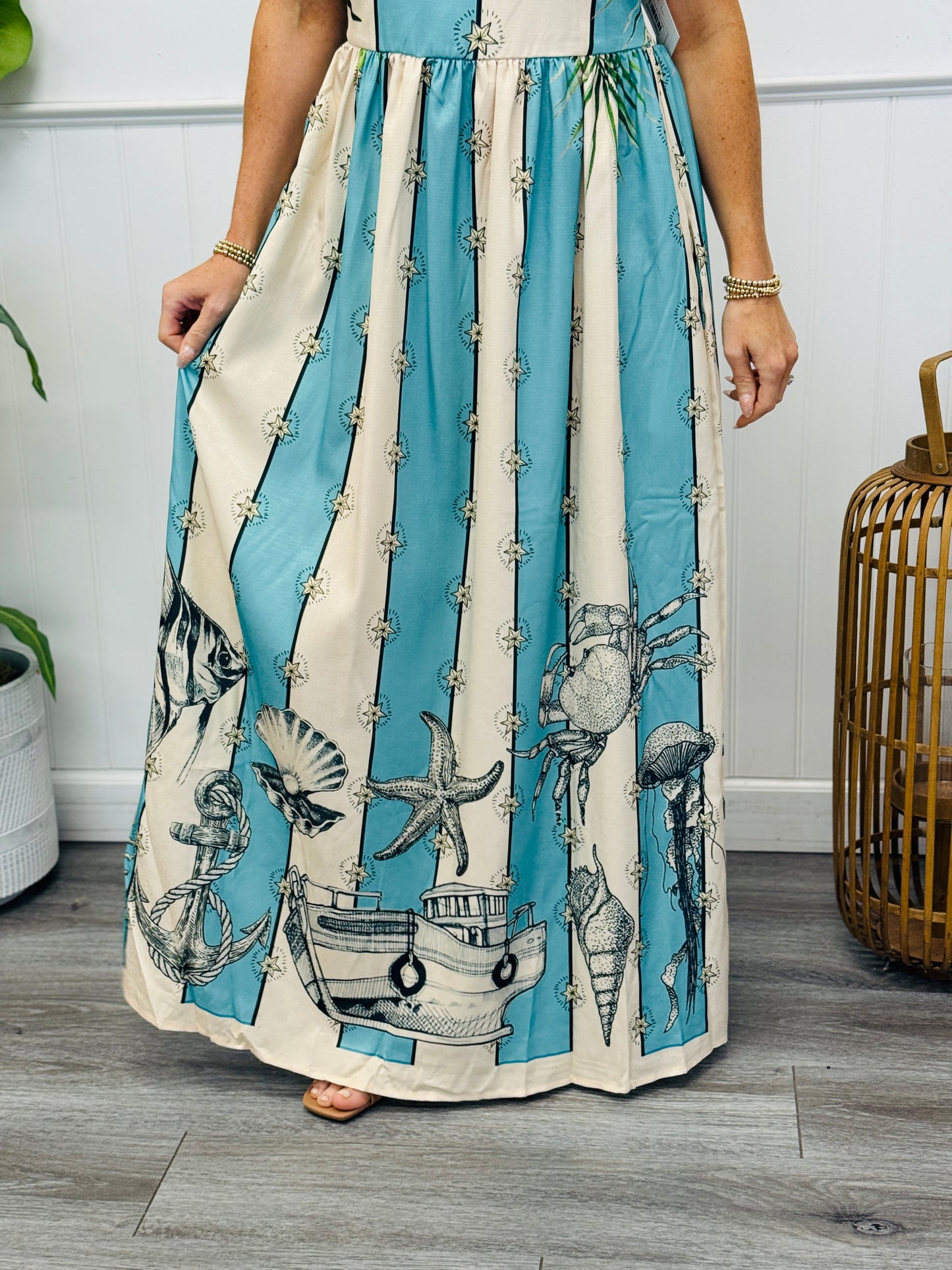 Seaside Star Maxi Dress (Reg.)