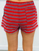 Red/Navy Stripe Shorts (Reg.)