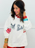 White Beachwear Graphic Sweatshirt (Reg.)