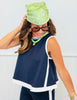 Contrast Trim Sleeveless Top (Reg.) - 2 Colors