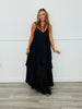 V-Neck Sleeveless Tiered Maxi Dress (Reg. and Plus) - 6 Colors
