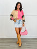 Candy Pink & Camo Color Block Top (Reg.)