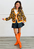 Queen Of Sparkles Black Pearl & Candy Corn Cardigan (Reg. and Plus)