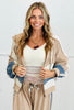 POL Latte Double Gauze Patch Jacket (Reg.)