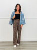 POL Denim Button Down Multi Patch Jacket (Reg)