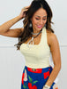 Butter Yellow Halter Top (Reg. and Plus)