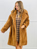 Carmel Double Breasted Faux Fur Coat (Reg.)