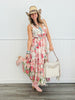 Floral Multi Lace Trim Maxi Dress (Reg & Plus)