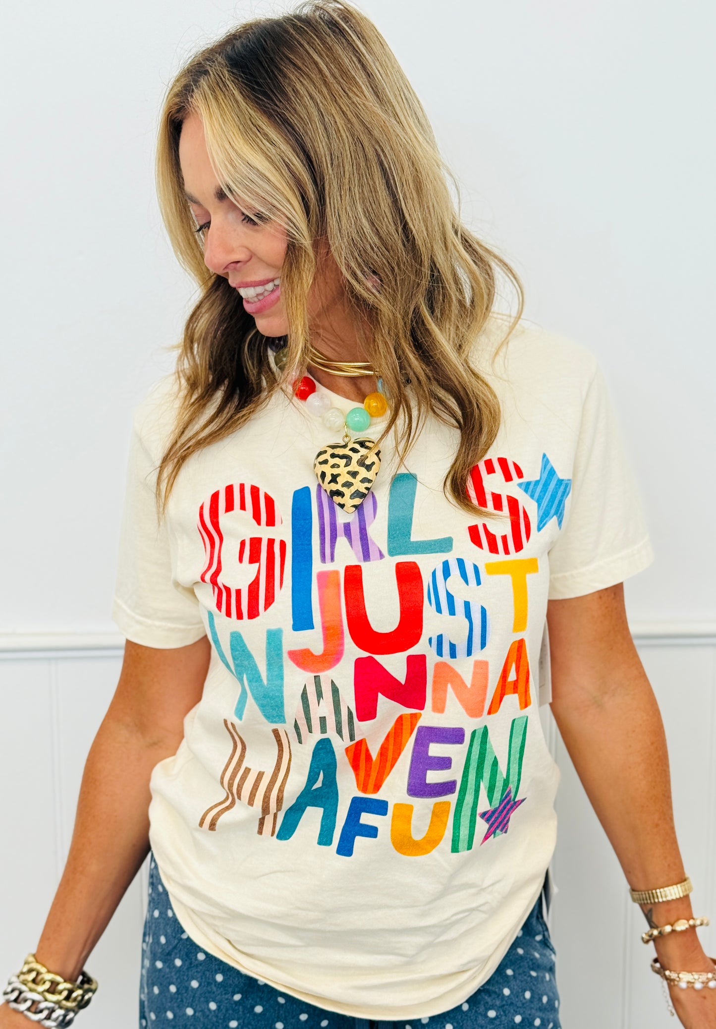 Girls Just Wanna Have Fun Tee (Reg. and Plus)