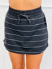 Striped Active Mini Skort (Reg & Plus)-2 Colors