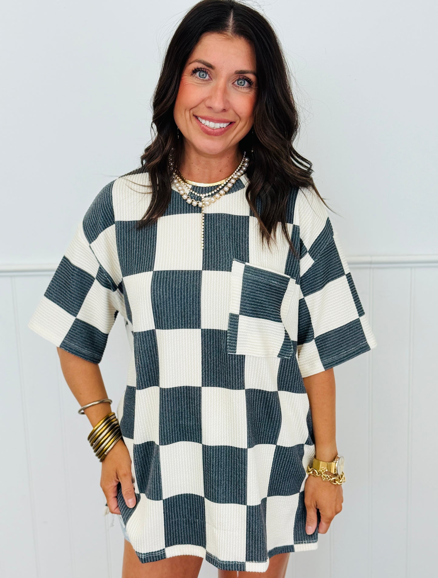Big Checkerboard Top (Reg.)-8 Colors