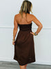 Mocha Tube Knit Strapless Midi Dress (Reg.)