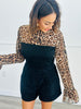 Black & Leopard Nothing To Loose Top (Reg. and Plus)