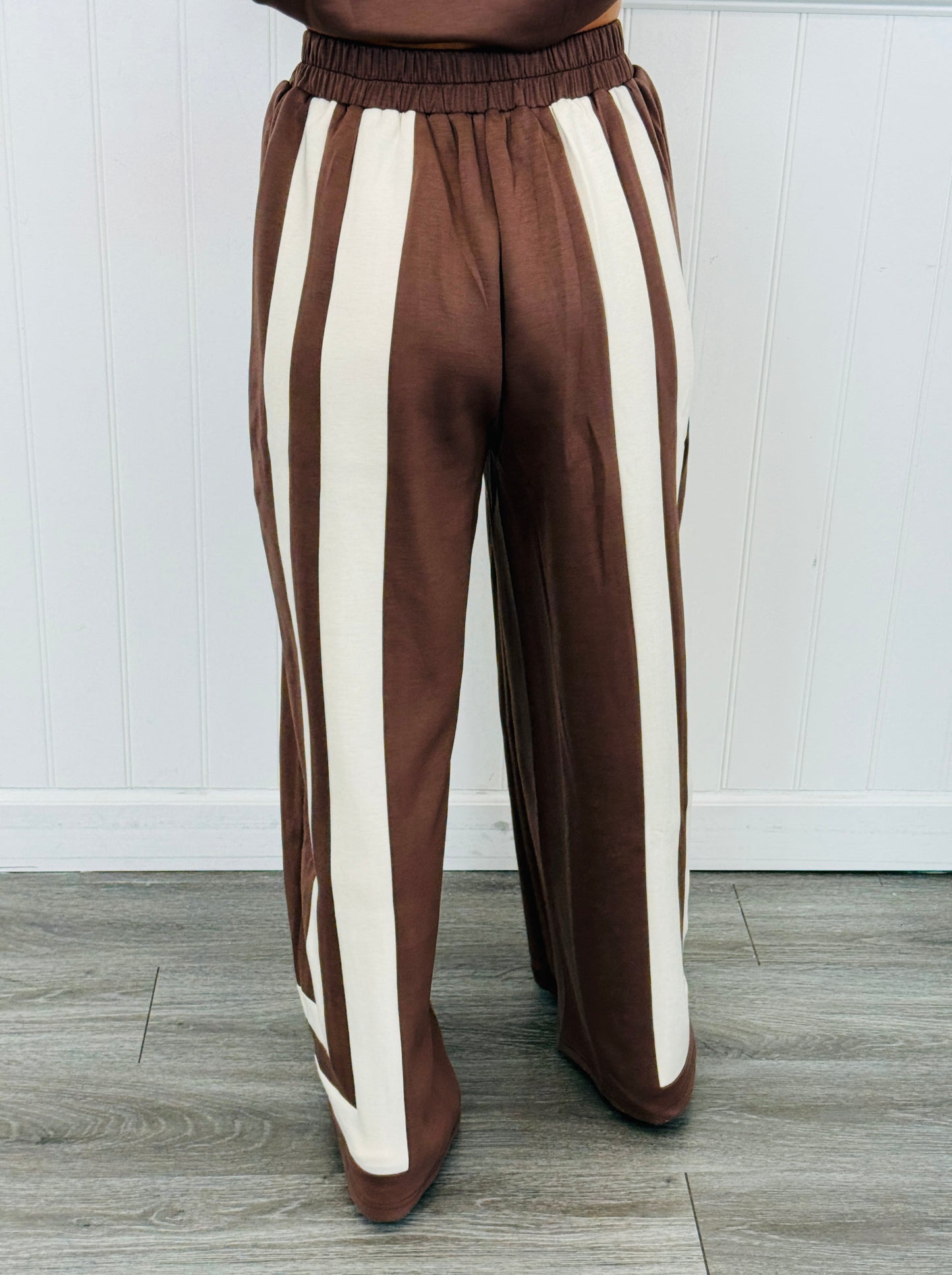 Mocha Latte Half Zip Sweatshirt & Pants Set (Reg & Plus)