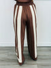 Mocha Latte Half Zip Sweatshirt & Pants Set (Reg & Plus)