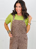 Leopard Barrel Leg Overalls (Reg.)