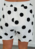 White/Black Polka Dot Top & Shorts Set (Reg & Plus)