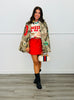 Camo Patch Detail Snap Front Jacket (Reg. and Plus)