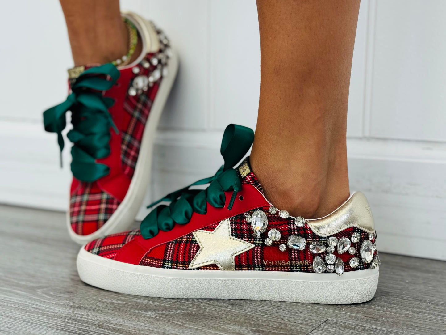 VH x WR Perfectly Plaid Crystal Sneaker