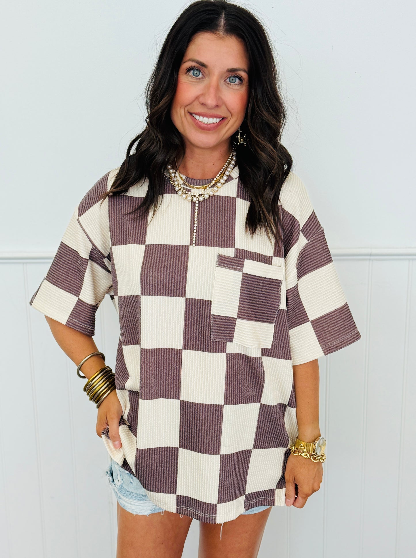 Big Checkerboard Top (Reg.)-8 Colors