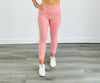 Pink Capri Yoga Leggings (Reg & Plus)