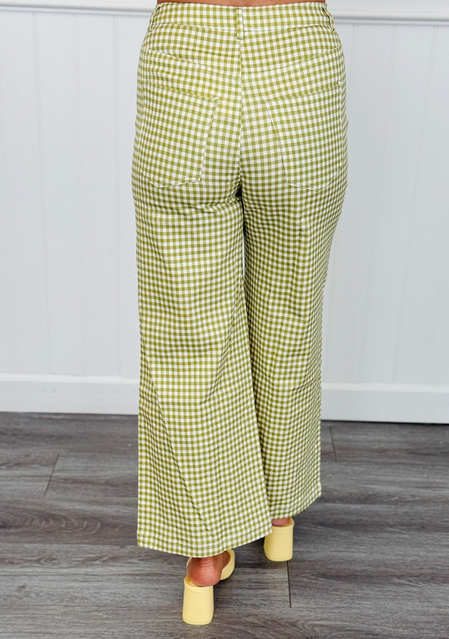 Gingham Straight Leg Pants (Reg.) - 7 Colors