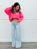 Boxy Embrace Oversized Sweater Top (Reg.)- 7 Colors