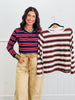 Multi Striped Long Sleeve Top (Reg.) - 2 Colors