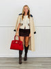 Beige/Navy Contrast Collar Trench Coat (Reg.)