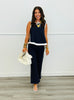 High Waist Side Stripe Pants (Reg.) - 2 Colors