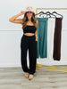 Fold Over Waistband Sweat Pants (Reg.) - 4 Colors
