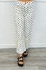 Polka Dot Zip Fly Pants (Reg.) -3 Colors