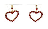 Crystal Open Heart Earrings - 2 Colors