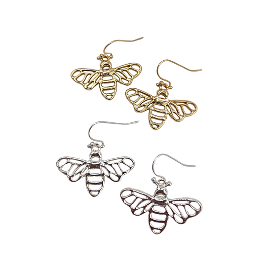 Honey Bee Earrings (2 colors)