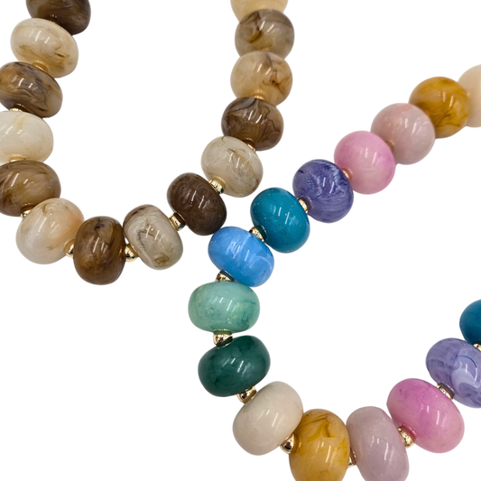 Chunky Marble Necklace (2 colors)
