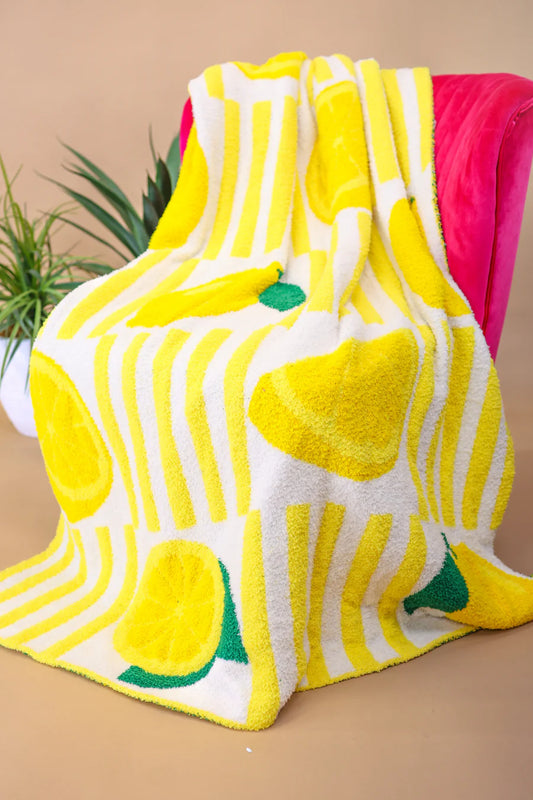 Yellow Lemon Drop Blanket