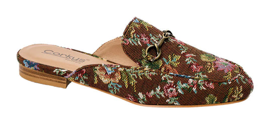 Corkys Charmer Rust Floral Mule