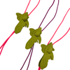 Rahya - Goldfish Bolo Necklace is Olive Green (3 styles)