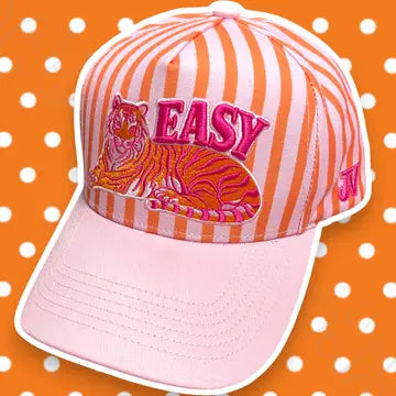 Easy Tiger Cap Pink and Orange Cap