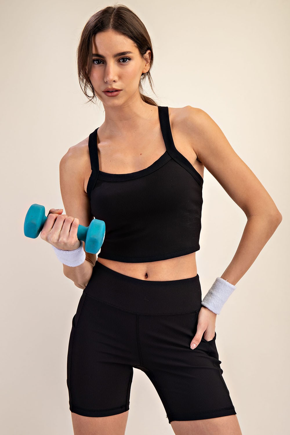 30A - Nylon Ribbed Racerback Tank Top - 4 Colors