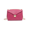 Magenta Pyramid Crossbody Bag