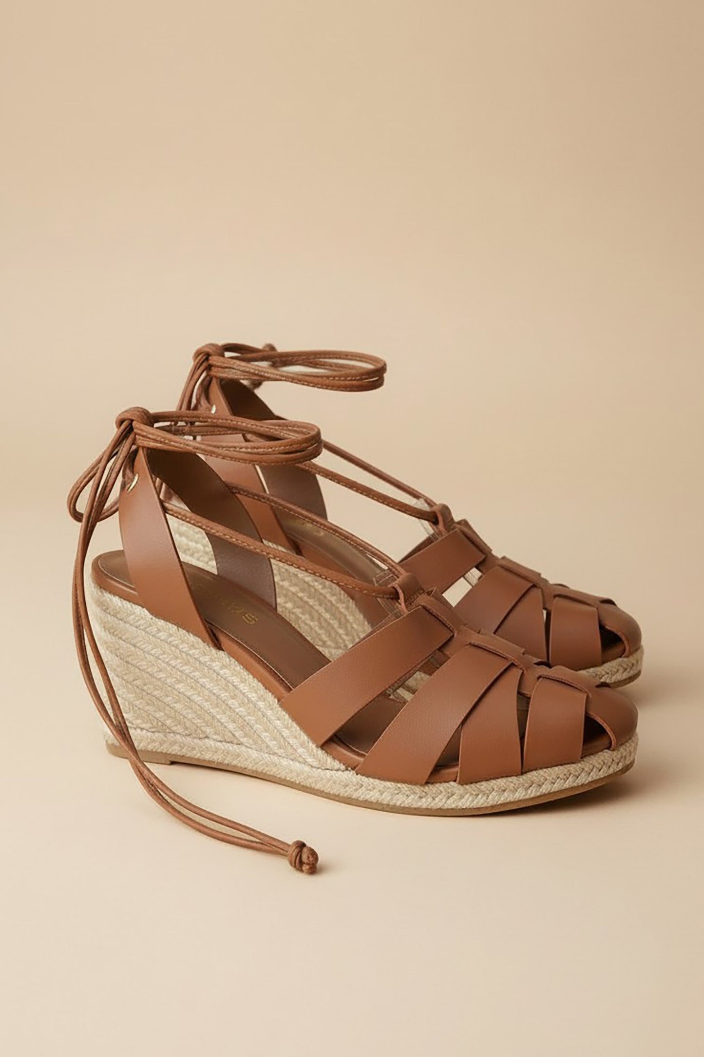 Tan Sunset Stroll Wedges