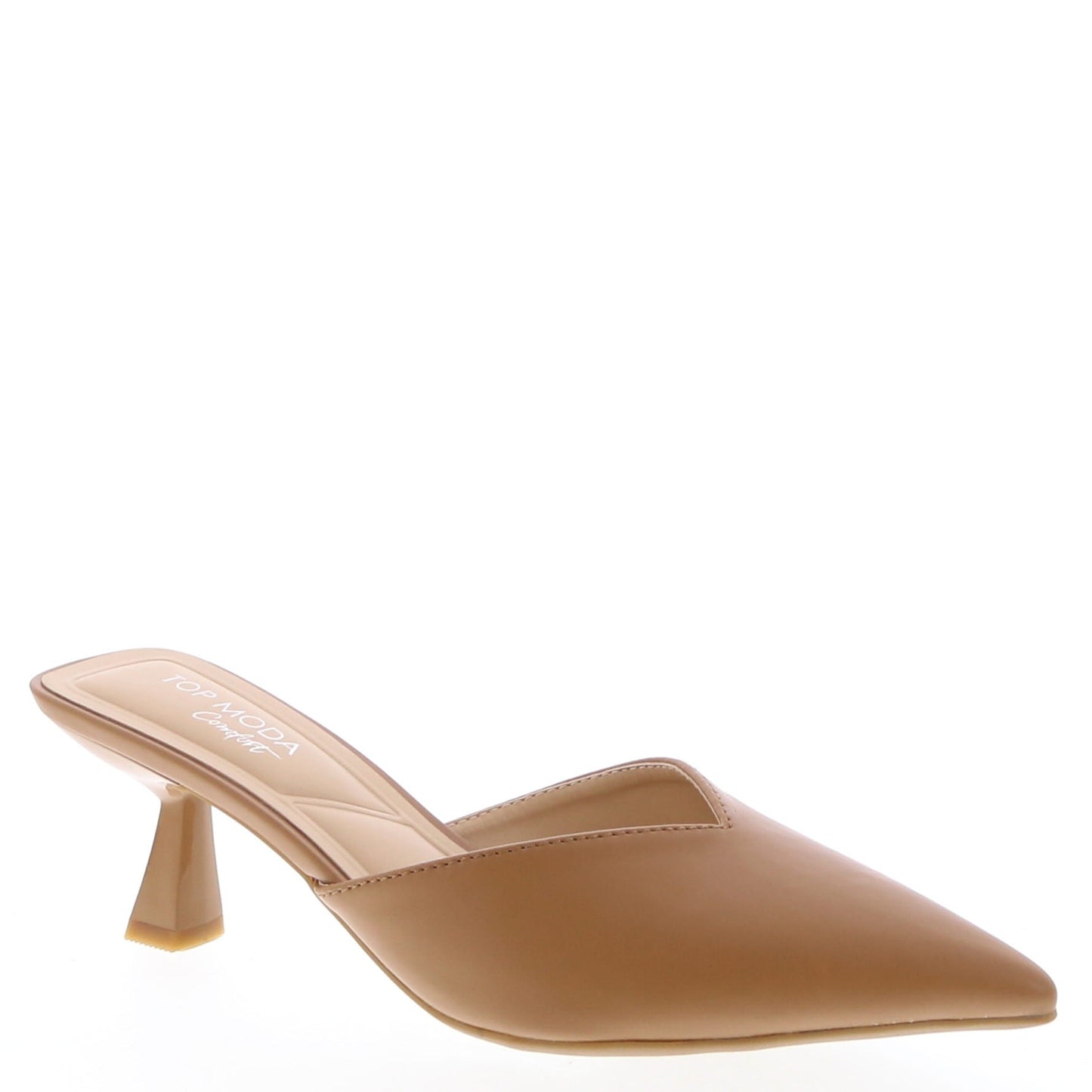 Camel Vogue Point Kitten Heels